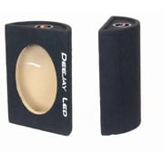 Deejay LED 6x9 صندوق مكبرات صوت خشبي بسجاد مع محطة إصدار سريع ، زوج