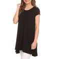 thumbnail image 4 of Women's Casual Short Sleeve Tunic Top With Pockets, 4 of 6