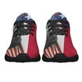 thumbnail image 5 of Texas Bluebonnet Flowers American flag Shoes Sneakers Black Size 10.5, 5 of 7