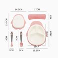 thumbnail image 3 of 1 Ensemble Assiette Divisée pour Tout-Petits Auto-Alimentation Rangement Formation Bol Divisé, 3 of 8