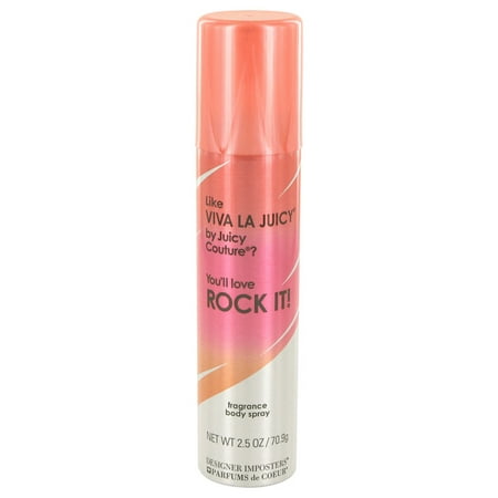 (2 Pack) Parfums De Coeur Designer Imposters Rock It! Body Spray for Women 2.5