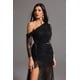thumbnail image 4 of Vestido Bellabarnetten Hunter Maxi con abertura en un solo hombro, 4 of 7