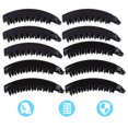 thumbnail image 3 of 12pcs Large Banana Hair Clips Toothed Hair Clamps Spring Hair for Women, 3 of 7