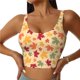 thumbnail image 1 of Balery Autumn Maple Leaves Sujetadores deportivos con espalda cruzada para mujer, acolchados, sin costuras, de alto impacto, ideales para yoga, gimnasio, entrenamiento y fitness.-X-Large, 1 of 8