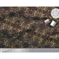 thumbnail image 2 of Soimoi polyester Crepe Fabric Filigree Damask Print Fabric by the Yard 52 Inch Wide, 2 of 3