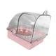 thumbnail image 4 of Baño para pájaros con comedero, bebedero y comedero para pinzones, loros y periquitos. Rosa, 4 of 9