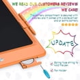 thumbnail image 2 of LCD Writing Tablet, 10 Inch Colorful Toddler Doodle Board Drawing Tablet, Educational and Learning Toy for 3-6 Years Old Boy and Girls, 2 of 7