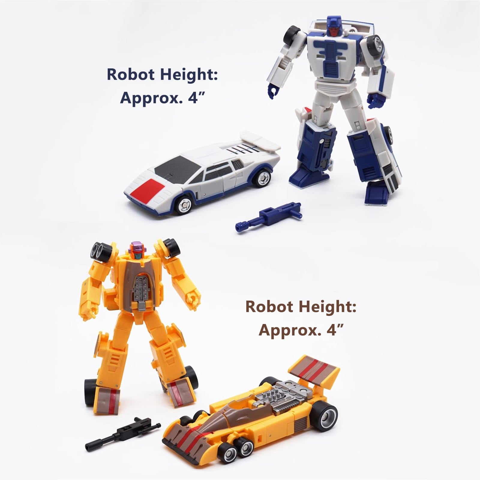 5 in 1 Combiner Deformation Robot Set Mini Transformable Car Action Figures