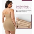 thumbnail image 4 of MANIFIQUE Plus Size Shapewear Slip Dress for Women Under Dress Seamless Tummy Control Smoothing V-Neck Cami Dress, 4 of 6