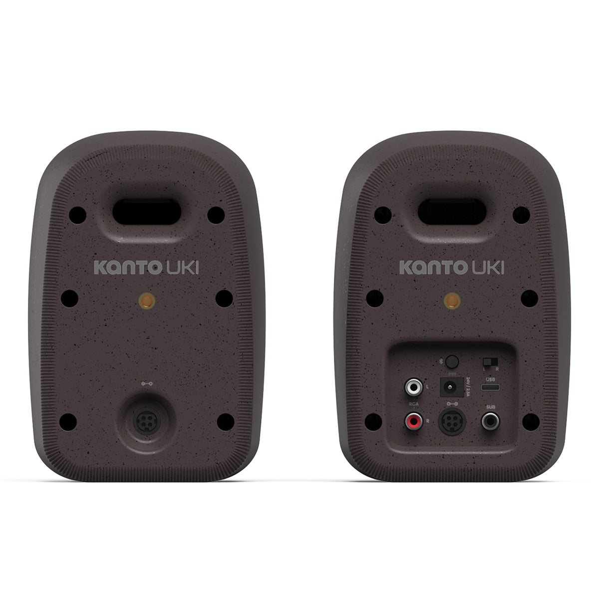 Kanto UKI Bluetooth Desktop Speakers - Pair (Pumice)