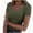 Army Green, variant on ameIAEA Women's Going Out Tops Short Sleeve Scoop Neck Slim Shirts Ribbed Knit Stretchy Tops