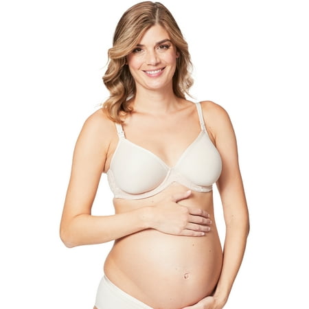 

Cake Maternity Waffles Flexi Wire Nursing Bra for Breastfeeding Supportive Pregnancy Maternity Bra Beige 38B UK/ 38B US