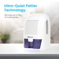 thumbnail image 4 of Pro Breeze Electric Mini Dehumidifier, 2200 Cubic Feet (250 sq ft), Compact and Portable for High Humidity in Home, Kitchen, Bedroom, Basement, Caravan, Office, Garage, 4 of 7