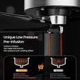 thumbnail image 6 of CRZOE Espresso Machine 20 Bar, Semi-Automatic Coffee Maker with Milk Frother Steam Wand, Nespresso Capsule Compatible, 45 oz Removable Water Tank for Cappuccino, Latte, Home,1350W, 6 of 6