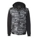 thumbnail image 1 of Chaleco acolchado con mangas de forro polar Burnside para adulto L BLACK CAMO/ BLAC Burnside 8701, 1 of 1