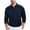 Navy, variant on Xzbqbs Mens Long Sleeve Polo Shirts Regular Fit Casual Button Classic Shirt Quick Dry Outdoor Lapel Pullover Golf Shirt with Pocket