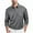 Gray, variant on SHTXOZHI Mens Long Sleeve Shirts Lightweight Athletic Casual Button Golf T-Shirts with Pocket