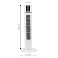 thumbnail image 2 of Ventilador de Torre Ttout Silencioso Oscilatorio 3 velocidades Blanco, 2 of 2
