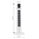 thumbnail image 2 of Ventilador de Torre Ttout Silencioso Oscilatorio 3 velocidades Blanco, 2 of 2