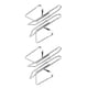 thumbnail image 1 of Wosthever 2 piezas de bicicletas de montaña, botella de agua, soporte para bebidas, tetera, jaulas, estante de almacenamiento para ciclismo, deportes al Type2 NO2 Wosthever CBP133096, 1 of 6