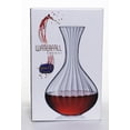 thumbnail image 5 of Bezrat Wine Decanter and Aerator with a Wide Base for Vivid Aerating. Liquor Whiskey and Wine Decanter Lead-free Crystal Glass Red Wine Carafe pourer Wine Gift Wine, 5 of 7