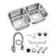 thumbnail image 1 of Fregadero Tarja Submontar Doble Tina Acero Inox C/kit Mezc P, 1 of 5