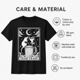 thumbnail image 5 of Raccoon and Opossum Moon Graphic T-Shirt, Unisex Classic Fit Tee, 5 of 9