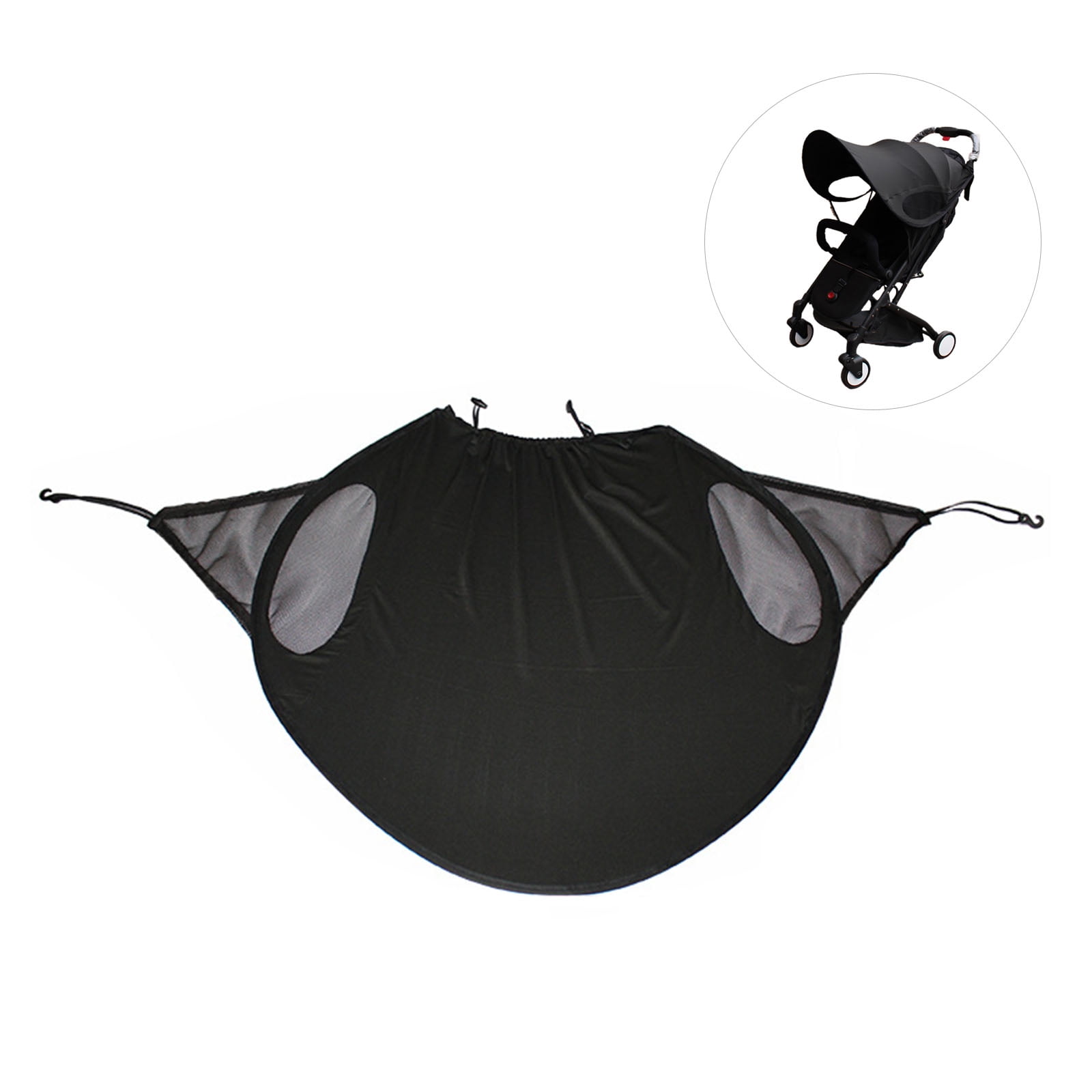 huntermoon Baby Stroller Sun Shade Sun Protection Pram for Strollers Car Pushchair Buggy Sunshade Parasol Sun Rain Canopy Cover Protection Stroller Accessories Awning Anti-UV Umbrella Sun Shade