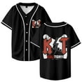 thumbnail image 2 of Kill Tony KT Lightning Baseball Jersey Shirt V-Neck Women Men Short Sleeve Streetwear Clothes, 2 of 3
