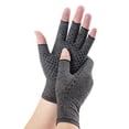 thumbnail image 1 of Guantes de Artritis, Alivie El Dolor Manual Elástico 1 par medio Guantes de Ciclismo para Hombres para el Montañismo para la atencia Médica Diaria, 1 of 8