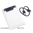 thumbnail image 5 of Necvior 2.5inch SATA to USB3.0 Tool Frees Externals Hard Drive Enclosure Optimized for SSD, Support UASP SATA3.0 Plastic Case, 5 of 8
