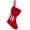 Red-W, variant on yulier Christmas Stockings Initial Monogram Embroidered Christmas Mini Red Knitted Stockings Personalized 26 Letters Candy Gift Bag Socks Family Holiday Xmas Party Decorations