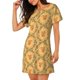 thumbnail image 2 of Fotbe Cartoon Squirrel Bata de Dormir para Mujer con Estampado, Camisón de Algodón de Manga Corta, Ropa de Dormir Casual, 2 of 6