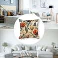 thumbnail image 5 of Colorful Tulip Decor Throw Pillow Covers, Square Short Plush Double-Sided Printed Decorative Cute Throw Pillow Cushion Cases Cover for Outdoor Sofa Patio Couch Car Home Farmhouse Decor, 5 of 7