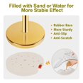 thumbnail image 2 of Stainless Steel Stanchion Post Queue 5 ft Red Velvet Rope Red Carpet Ropes and Poles Crowd Control Barriers Sand Injection Hollow Base and Velvet Rop, 2 of 7