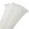 thumbnail image 1 of Unique Bargains 100pcs 24' 176 Lbs Cable Zip Ties Self-Locking Extra Long Nylon Cable Tie Wraps 3/8' for Cord Management, White, 1 of 6