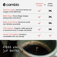 thumbnail image 2 of Cambio Roasters Organic Coffee Pods - Decaf Medium Roast, The Only Organic Recyclable Aluminum Coffee Pods, Small Batch Roasted, Keurig® Compatible, for Any Time of Day, Longer Lasting Freshness, 60, 2 of 4