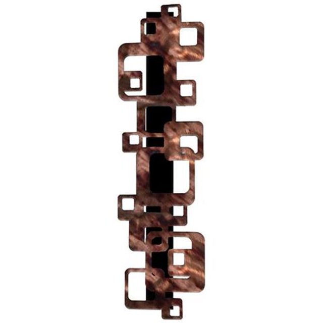 7055 701748628067 Eighteen Metal Wall Art - Distressed Copper