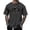 Dark Gray, variant on NinXxx Men's Oversized City Print Crew Neck Loose Casual Sports Tee Dark Gray XXXL