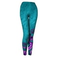 thumbnail image 2 of Sea Fear Turquoise Octopus Active Legging for Women (X-Small), 2 of 5