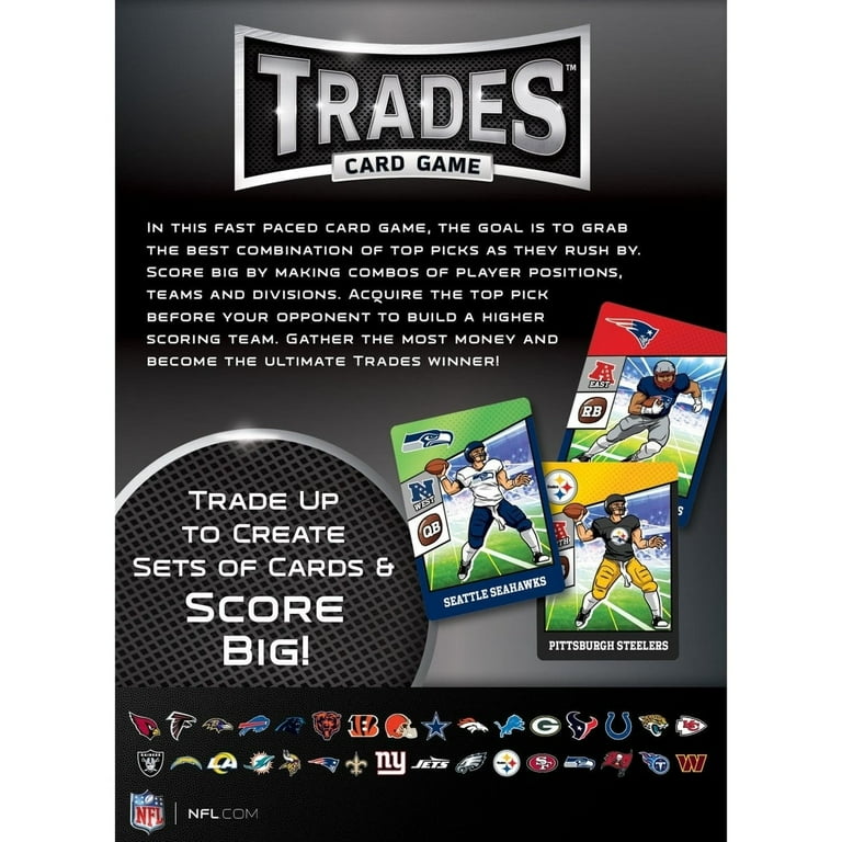 MasterPieces Family Game - NFL Trades Card Game - Walmart.com