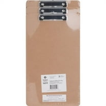 Business Source, BSN16519, Legal-size Clipboard, 3 / Pack, Brown