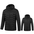 thumbnail image 4 of 9 áreas calentadas Sudadera con capucha calentada Abrigo calentado Calefacción rápida Carga USB para hombres y mujeres, 4 of 9