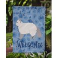 thumbnail image 3 of Caroline Treasures Ck4974gf Selkirk Rex #2 Cat Welcome Flag Garden Size Afortunado Sencillez, 3 of 3