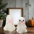 thumbnail image 6 of SWSUSN Eyes Open Blow Mold Ghost with Pink Bubble Cute Charming Whimsical Halloween Halloween Decor, 6 of 9