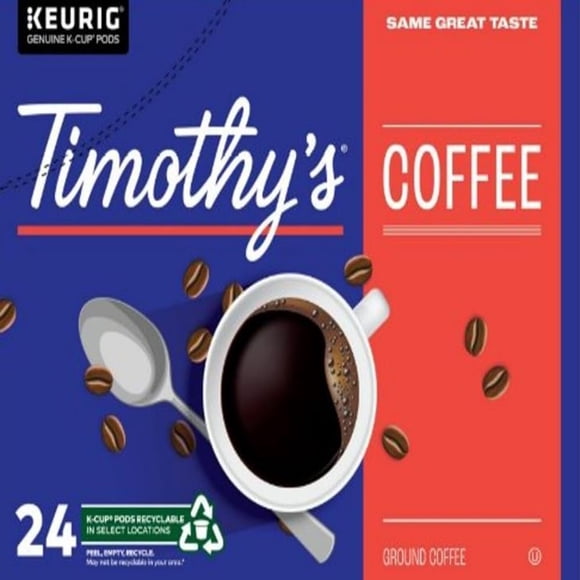 Timothy's World Coffee German Chocolate Cake GJM1 K-cup for Keurig Brewers, 96 Count