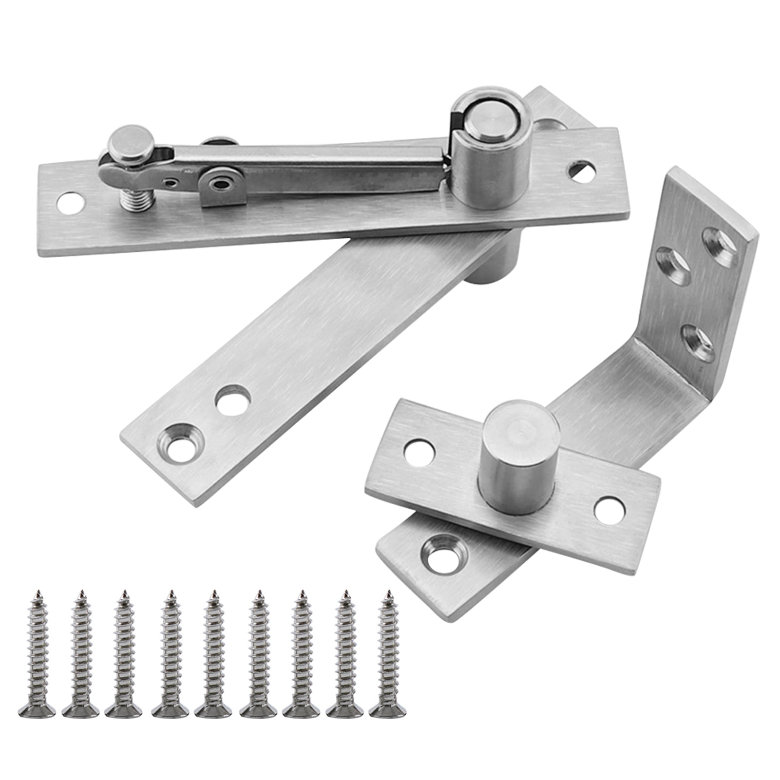Butt Hinge Stainless Steel Rotation Furniture Hinge for Cabinet Drawer Door 10 Pieces