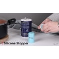 thumbnail image 7 of Servette Home Blue Ceramic Salt & Pepper Shakers | Stylish Kitchen Essentials, 7 of 7