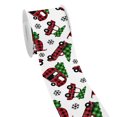 thumbnail image 1 of Holiday Merry Christmas Decoration Pattern Printed Grosgrain Satin Ribbon for Gift Wrapping Hair Bow Craft Accessory 50 Yards Jiayi, 1 of 7