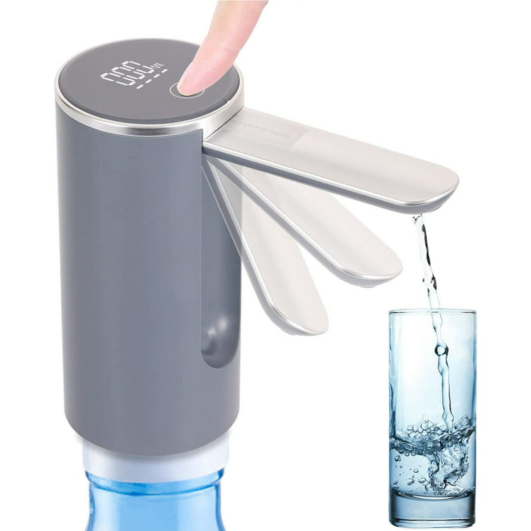 Drinking Water Dispenser Pump, Automatic Electric Drinking Water Bottle  Pump for 1-5 Gallon Water Jugs, USB Rechargeable with 2 Switch Control,  Stable